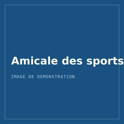 Logo de démonstration de l'association Amicale des sports