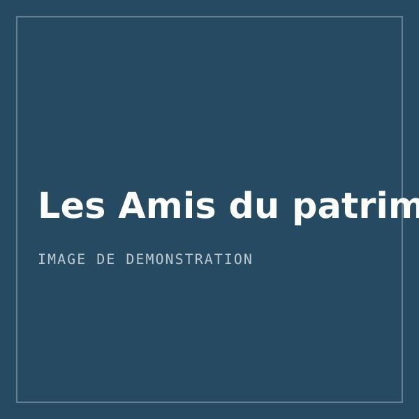 Logo de démonstration de l'association Les Amis du patrimoine